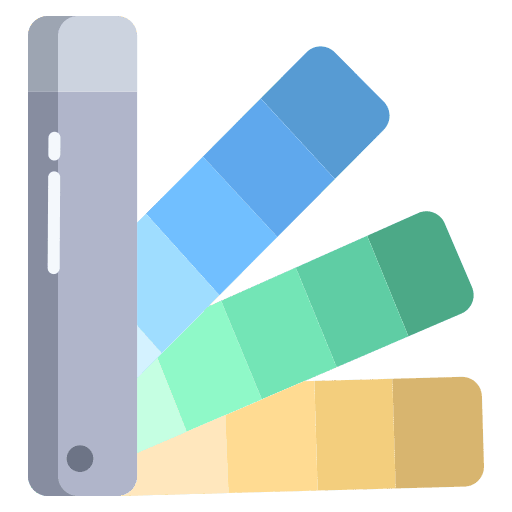 colour pallet logo